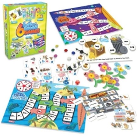 Junior Learning Junior Learning JRL400 6 Letter Sound Games JRL400